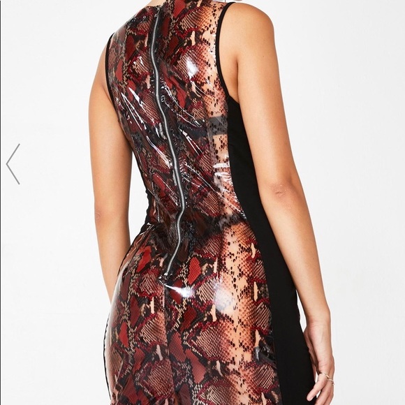 NWT I AM GIA snakeskin dress - Picture 2 of 3